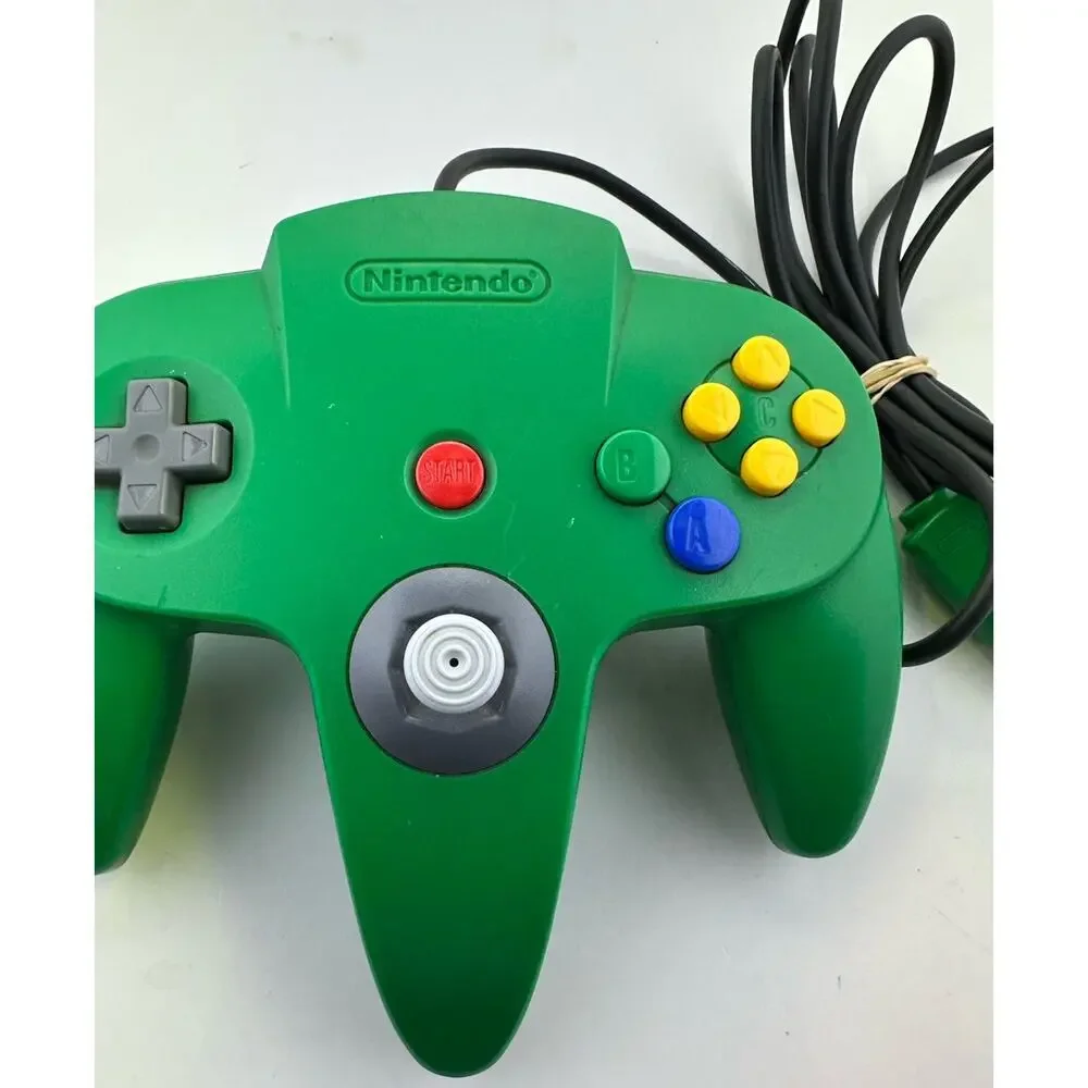 Nintendo 64 Controller OEM N64 Green Tight Stick CLEAN Fast Shipping Retro Gamin